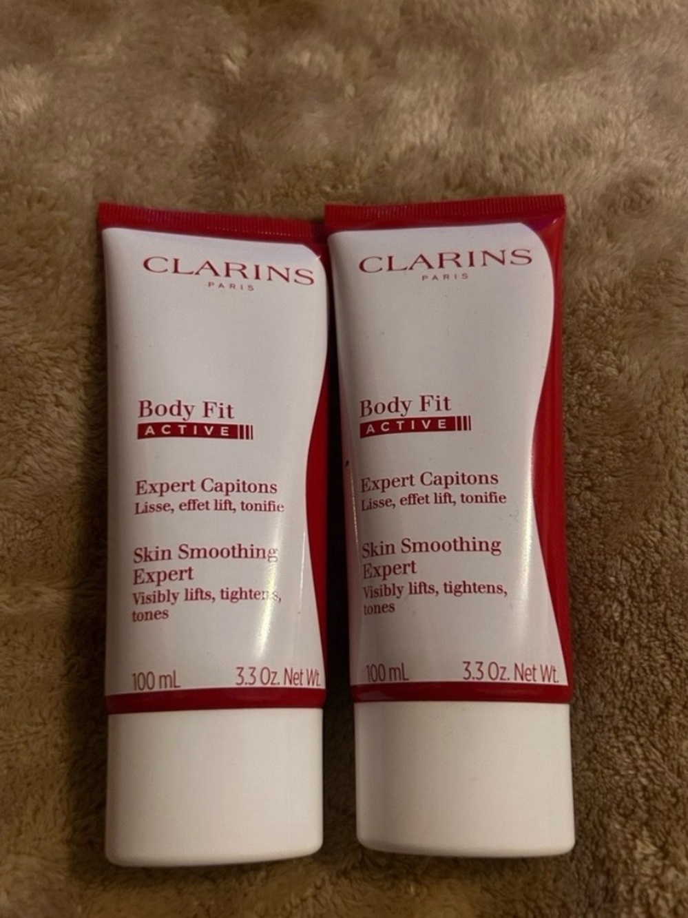 Two Clarins Body Fit Active
